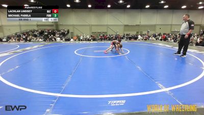 49 lbs Rr Rnd 1 - Lachlan Lindsey, Mat Union Misfits 9U 1 vs Michael Fabela, Powerhouse Gold 9U