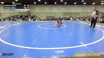 49 lbs Rr Rnd 1 - Lachlan Lindsey, Mat Union Misfits 9U 1 vs Michael Fabela, Powerhouse Gold 9U
