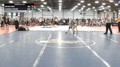 52 lbs Round 4 - 1:30pm Friday - Kamden Foster, NYWAY - Iron Empire vs Kayde Legg, Oklahoma Elite