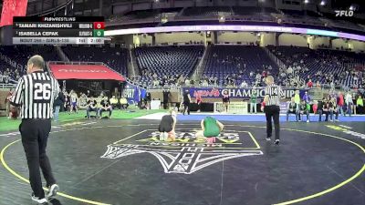 Girls-135 lbs Semifinal - Isabella Cepak, South Lyon East Hs Girls vs Tamari Khizanishvili, West Bloomfield Hs Girls