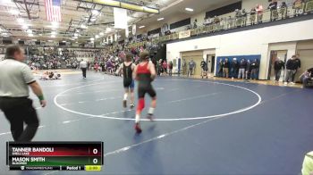 138 lbs Champ. Round 1 - Tanner Bandoli, Shell Lake vs Mason Smith, Bloomer