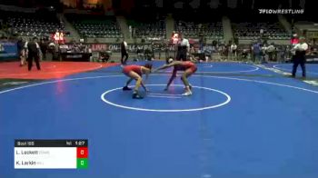 125 lbs Semifinal - Ladarion Lockett, Cowboy WC vs Kyler Larkin, Valiant College Prep