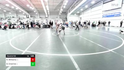 182 lbs Round Of 32 - Kage Williams, NC vs Bray Emerine, IN