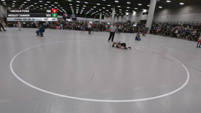 77 lbs Cons. Rd Of 16 - Lincoln Foss, Pursuit Wrestling Minnesota vs Wesley Tanner, Team Nazar Training Center