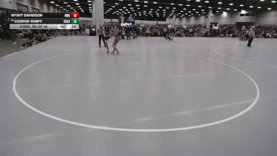 132 lbs Cons. Rd Of 64 - Cooper Torpy, Colorado vs Wyatt Davidson, Heartland Wrestling Academy