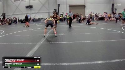 138 lbs Round 7 (8 Team) - Alexander Brandt, Ranger WC vs Jayson Espinoza, BTS