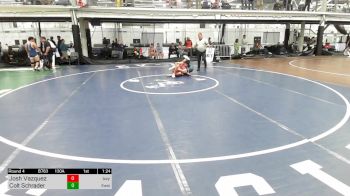 130A lbs Semifinal - Josh Vazquez, Izzy Style Wrestling vs Colt Schrader, Eastside High School