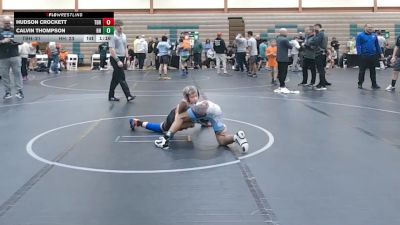 80 lbs Round 6 (8 Team) - Calvin Thompson, Headhunters vs Hudson Crockett, Team Blue Hen