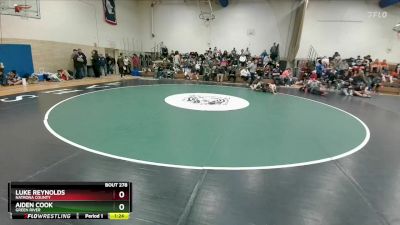 138B Semifinal - Aiden Cook, Green River vs Luke Reynolds, Natrona County