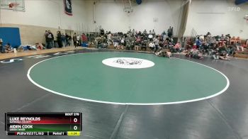 138B Semifinal - Aiden Cook, Green River vs Luke Reynolds, Natrona County