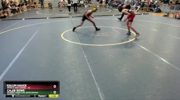 103 lbs Round 1: 12:00pm Fri. - Caleb Rowe, Student Wrestling Development Program vs KALUM HAUCK, Wasilla High School