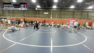110 lbs Rr Rnd 5 - Brooke Dixon, NE Whale Orca - GK8 vs Briana Stetson, PA West Black - GK8