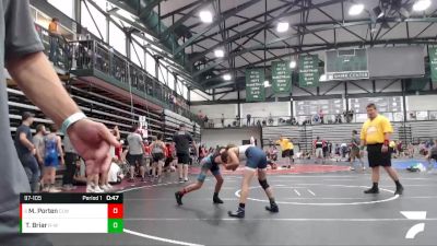 97-105 lbs 3rd Place Match - Mason Porten, Crystal Lake Wizards vs Tavarius Briar, Alber Athletics