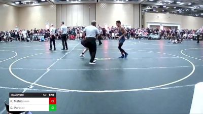 132 lbs Round Of 256 - Kaizehya Mateo, Hawaii Island WC vs Cash Port, Silverback WC