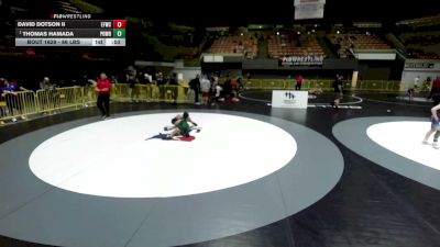 86 lbs Cons. Sub-semis - Thomas Hamada, Poway Wrestling vs David Dotson II, Elite Force Wrestling Club
