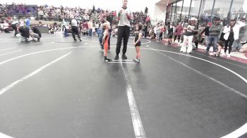 43 lbs Consi Of 8 #1 - Denver Hennigh, Mannford Pirate Youth Wrestling vs Kutter Gay, Blackwell Wrestling Club