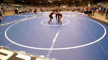 160 lbs Rr Rnd 2 - Braxton Taylor, Sallisaw Takedown Club vs Delando Jackson, Tulsa North Mabee Stampede