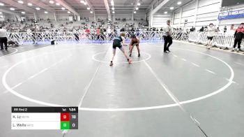 126 lbs Rr Rnd 2 - Kai Ly, MetroWest United Red vs Luke Wells, BRTC