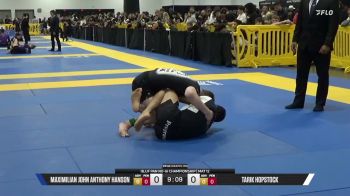 Tarik Hopstock vs Maximilian John Anthony Hanson 2026 Pan IBJJF Jiu-Jitsu No-Gi Championship