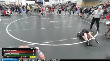 67 lbs Cons. Round 2 - Kaden Sergio, IA vs Andrew Taussig, KS