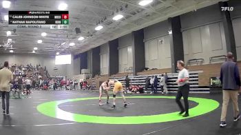 165 lbs Cons. Round 2 - Caleb Johnson-White, Montreat College vs Nathan Napolitano, Reinhardt University