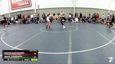 110 lbs Cons. Round 4 - Paxton Montgomery, Botetourt Training Center vs Brock Zakrzewski, Ranger Wrestling Club