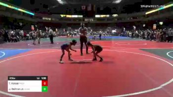 65 lbs Consi Of 8 #2 - Timmy Kaiser, Prescott Valley Bighorns vs Jarron Beltran Jr., Sunnyside WC