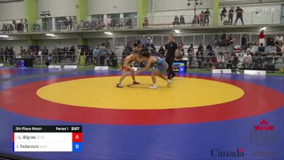 71kg 5th Place Match - Loki Bigras, Schewa WC vs Ilija Todorovic, Windsor WC