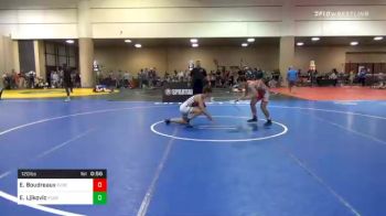 120 lbs Consolation - Ethan Boudreaux, Rebel Wrestling Club vs Enis Ljikovic, Florida