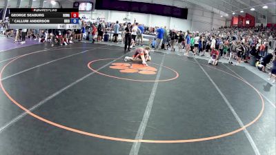 132 lbs Cons. Round 4 - George Seaburg, Red Cobra Wrestling Academy vs Callum Anderson, Ohio