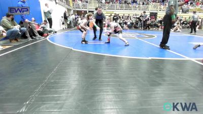 Semifinal - Easton Rowe, Ponca City Wildcat Wrestling vs Ryker Williams, Harrah Little League Wrestling