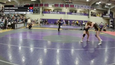 207 lbs Quarterfinal - Ileen Castrejon, Indian Hills vs Faith Spicer, Ottawa University