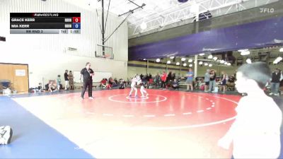 67.4-71.1 lbs Rr Rnd 3 - Grace Kerr, Roundtree Wrestling Academy vs Mia Kerr, Roundtree Wrestling Academy