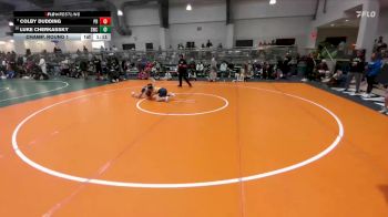 90 lbs Champ. Round 1 - Colby Dudding, Panhandle RTC vs Luke Cherkassky, Scots Wrestling Club