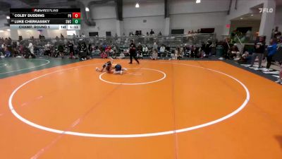 90 lbs Champ. Round 1 - Colby Dudding, Panhandle RTC vs Luke Cherkassky, Scots Wrestling Club