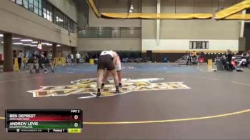 285 lbs Cons. Semi - Ben DePrest, Ohio Northern vs Andrew Levis, Baldwin Wallace