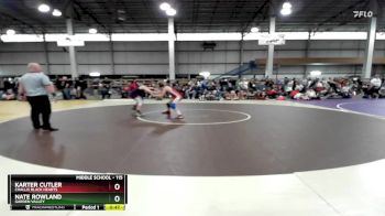 115 lbs Cons. Round 3 - Karter Cutler, Challis Black Hearts vs Nate Rowland, Garden Valley