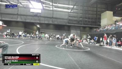 67 lbs Champ. Round 1 - Styles Blazek, Mac Wrestling Club vs Eliace Majka, Black Fox