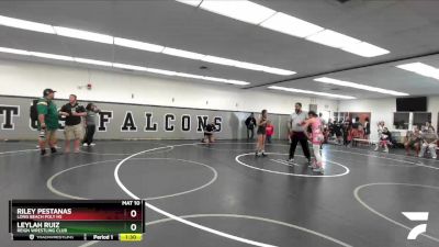 105 lbs Champ. Round 2 - Riley Pestanas, Long Beach Poly HS vs Leylah Ruiz, Reign Wrestling Club