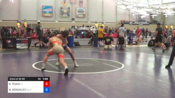 65 kg Consi Of 32 #2 - Bailey Thelen, Team Wisconsin vs NIKOLAOS GONZALEZ, Beast Mode Wrestling