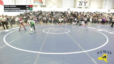 118 lbs Champ. Round 1 - Nathan Marienthal, Copenhagen Wrestling Club vs Justin Vanpelt, Lil Hawks Wrestling Club