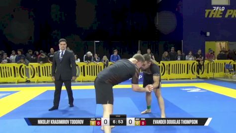 Evander Douglas Thompson vs Nikolay Krasimirov Todorov 2025 Pan IBJJF Jiu-Jitsu No-Gi Championship