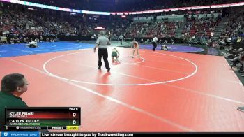 Girls 120 lbs Quarterfinal - Caitlyn Kelley, Florence/Niagara Girls vs Kylee Firari, Horicon Girls