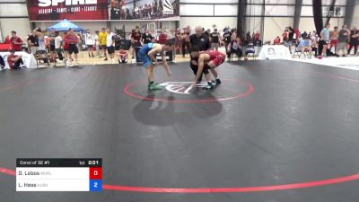 74 kg Consi Of 32 #1 - Desi Lobos, World Team Training Center vs Leo Hess, Husky Elite Wrestling Club