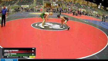 162 lbs Round 2 (4 Team) - Jesse Gutierrez, Tualatin vs Logan Owens, West Linn