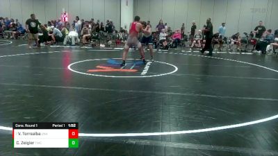 145 lbs Cons. Round 1 - Victor Torrealba, Unattached vs Cash Zeigler, Trident Wrestling Club