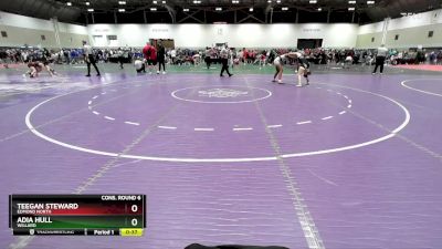 130 lbs Cons. Round 6 - Teegan Steward, Edmond North vs Adia Hull, Willard