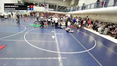 120 lbs Cons. Round 4 - Easton Pace, Sanderson Wrestling Academy vs Jayden Mancilla, Ravage Wrestling Club