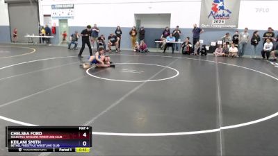 112 lbs Cons. Round 2 - Chelsea Ford, Soldotna Whalers Wrestling Club vs Keilani Smith, Bethel Freestyle Wrestling Club