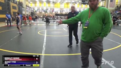 98 lbs Round 1 - Berkley Boeke, Sebolt Wrestling Academy vs Quincy Fox, Iowa